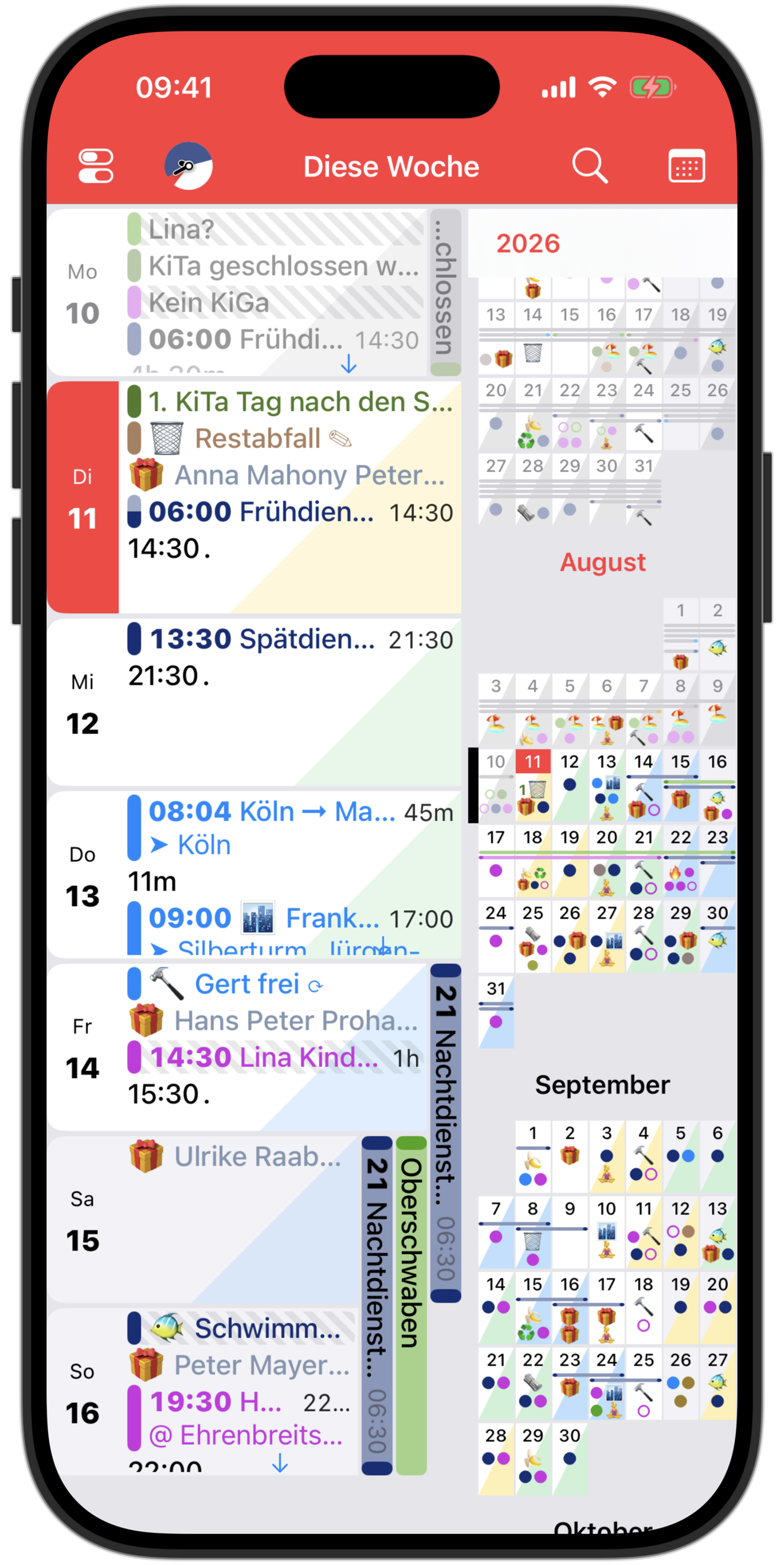 The 2-Column Weekly View